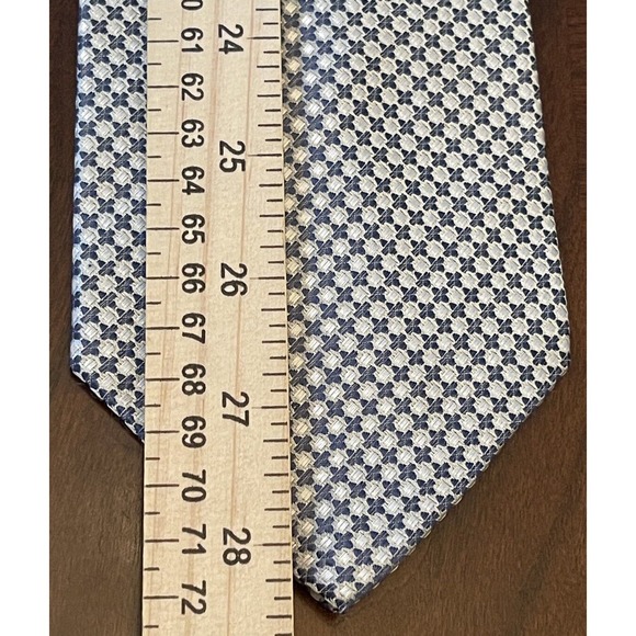 Comoseta Blue 100% Silk Men’s Neck Tie Made In China - Picture 5 of 9